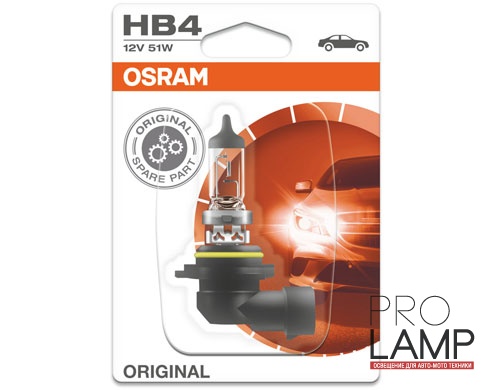 Галогеновые лампы Osram Original Line HB4 - 9006-01B