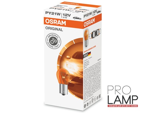 Галогеновые лампы Osram Original Line PY21W - 7507-S (10 шт.)