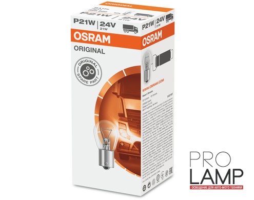 Галогеновые лампы Osram Original Line 24V, P21W - 7511-S (10 шт.)