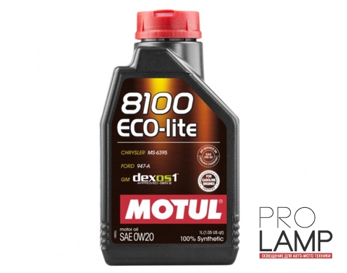 MOTUL 8100 Eco-lite 0W-20 - 1 л.: 50bd53babb30425b77e81c4725664a0e