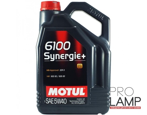 MOTUL 6100 Synergie+ 5W-40 - 4 л.: 45b03a6227c5d6f6b6e2de9bc93fb4d4