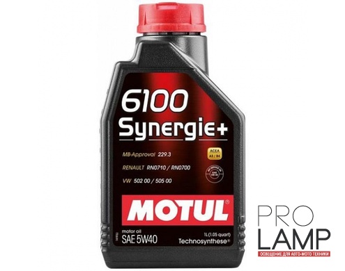 MOTUL 6100 Synergie+ 5W-40 - 1 л.: 0edf8b1c4ec9d11dcd3923b621614764