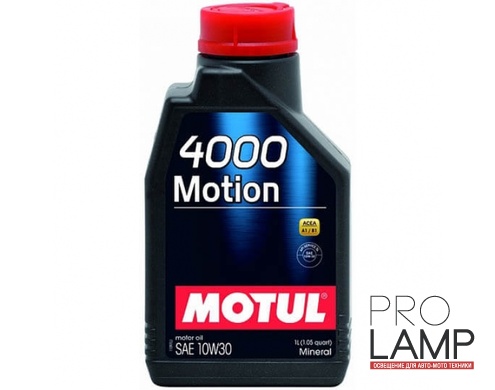 MOTUL 4000 Motion 10W-30 - 1 л.: 3c9a584cebc4a36dce0aa5b0874add3e