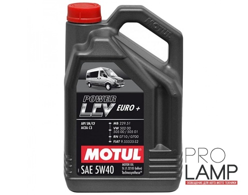 MOTUL Power LCV EURO+ 5W-40 - 5 л.: 027b4d157982d5aaf3864a95e50ab4f4
