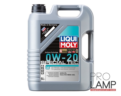 LIQUI MOLY Special Tec V 0W-20 — НС-синтетическое моторное масло 5л.: 15 997