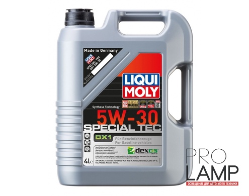LIQUI MOLY Special Tec DX1 5W-30 - НС-синтетическое моторное масло, 4л: liqui moly special tec dx1 5w 30 4 l 761698 1