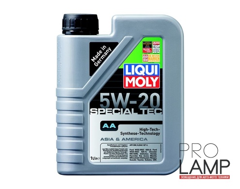 LIQUI MOLY Special Tec AA 5W-20 — НС-синтетическое моторное масло 1 л.: motornoe maslo liqui moly special tec aa 5w 20