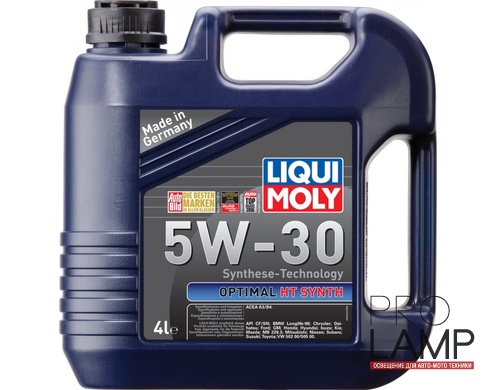 LIQUI MOLY Optimal HT Synth 5W-30 — НС-синтетическое моторное масло 4 л.: motornoe maslo liqui moly optimal ht synth 5w