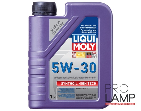 LIQUI MOLY Synthoil High Tech 5W-30 — Синтетическое моторное масло 1 л.: motornoe maslo liqui moly synthoil high tech 5w
