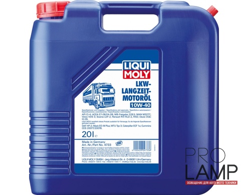 LIQUI MOLY LKW-Leichtlauf-Motoroil Basic 10W-40 — НС-синтетическое моторное масло 20 л.: motornoe maslo liqui moly lkw