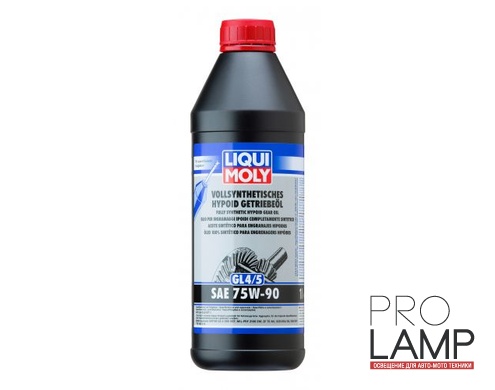 LIQUI MOLY Vollsynthetisches Hypoid-Getriebeoil 75W-90 (GL 4/5) — Синтетическое трансмиссионное масло 1 л.: 1024 500x500