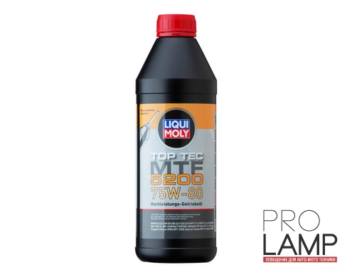 LIQUI MOLY Top Tec MTF 5200 75W-80 НС-синтетическое трансмиссионное масло, 1л