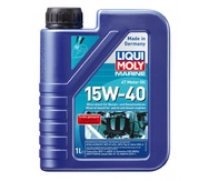 LIQUI MOLY Marine 4T Motor Oil 15W-40 - Минеральное моторное масло для лодок, 1л