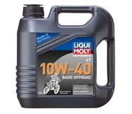 LIQUI MOLY Motorbike 4T Basic Offroad 10W-40 — Минеральное моторное масло для 4-тактных мотоциклов 4 л.