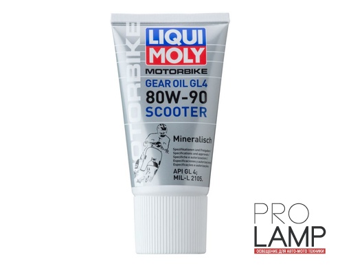 LIQUI MOLY Motorbike Scooter Gear Oil 80W-90 — Минеральное трансмиссионное масло для скутеров 0.15 л.: transmissionnoe