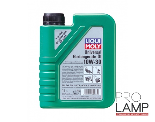 Universal 4-Takt Gartengerate-Oil 10W-30 — Универсальное минеральное моторное масло для садовой техники 1 л.: liqui moly