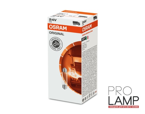 Галогеновые лампы Osram Original Line 24V, 5Вт,  41мм - 6424