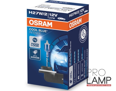 Галогеновые лампы Osram Cool Blue Intense H27/2W - 881CBI