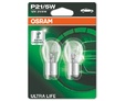 Галогеновые лампы Osram Ultra Life P21/5W - 7528ULT-02B — Osram ORIGINAL P21 5W 7528 1